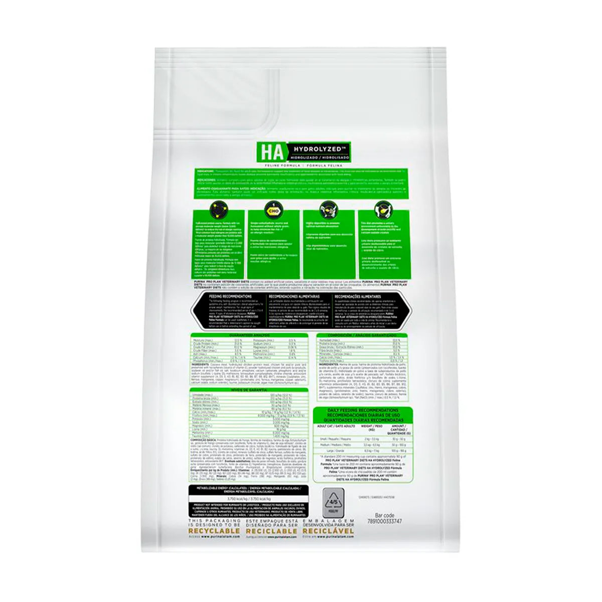 PRO PLAN VETERINARY HA FELINO 3 KG