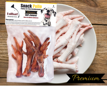 BULLBARF SNACK PATA DE POLLO 4UN