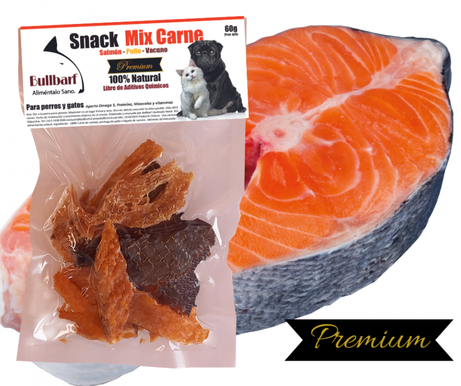BULLBARF SNACK MIX CARNE 60GR