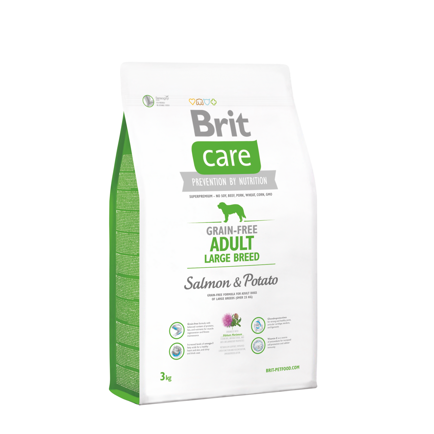 BRIT CARE ADULTO LARGE BREED SALMON Y PAPA