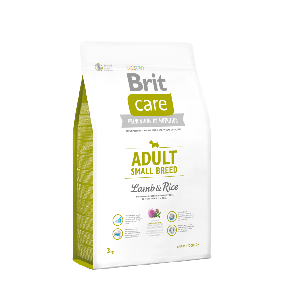 BRIT CARE ADULTO SMALL BREED CORDERO Y ARROZ