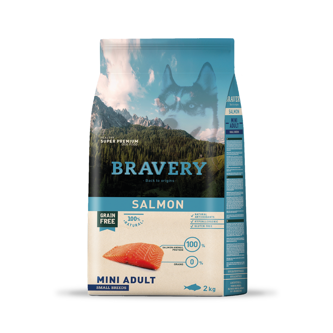 BRAVERY MINI ADULTO SMALL BREED SALMON