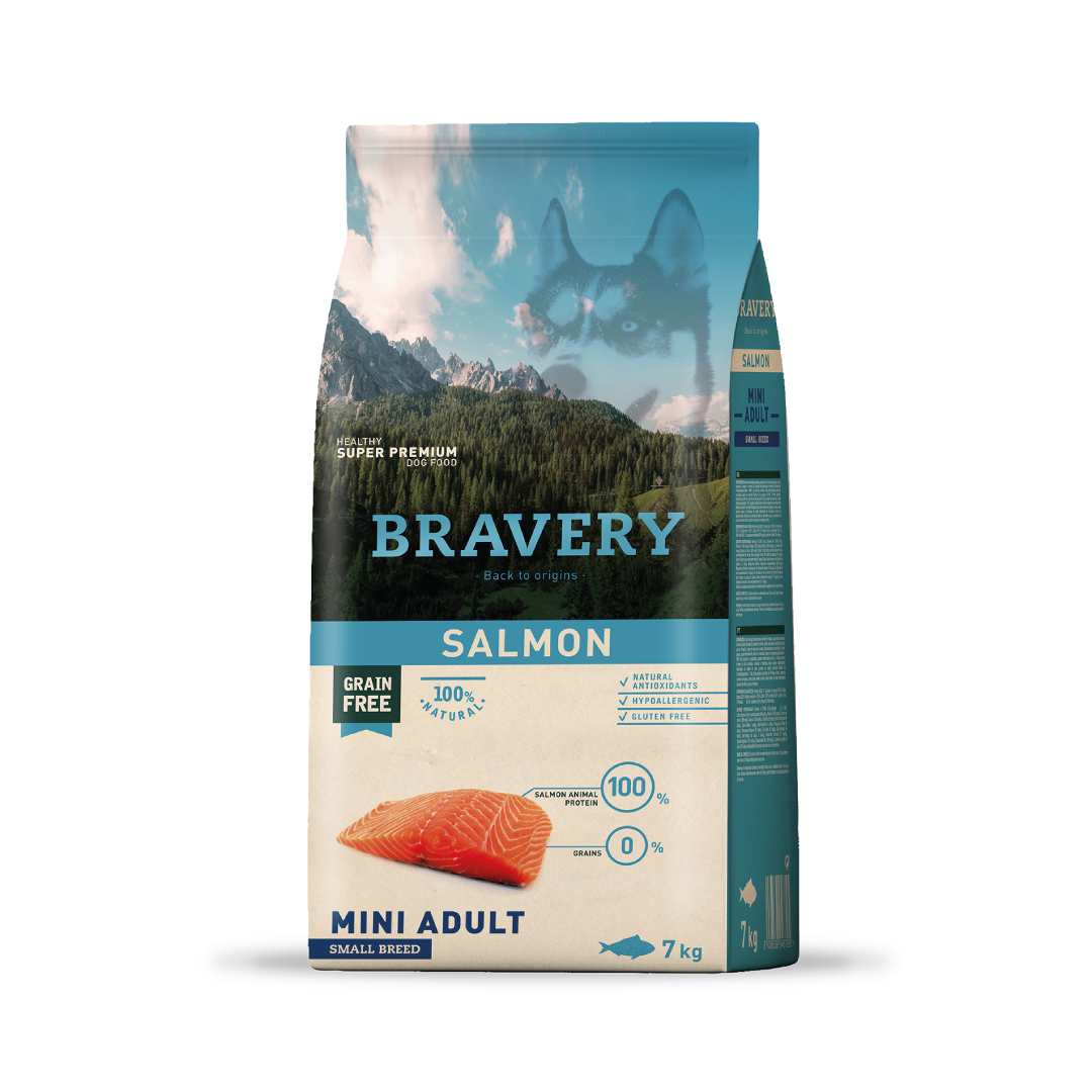 BRAVERY MINI ADULTO SMALL BREED SALMON