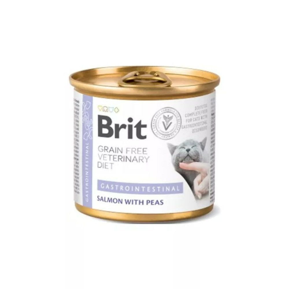 BRIT VETERINARY DIET CAT GASTROINTESTINAL LATA 200 GR