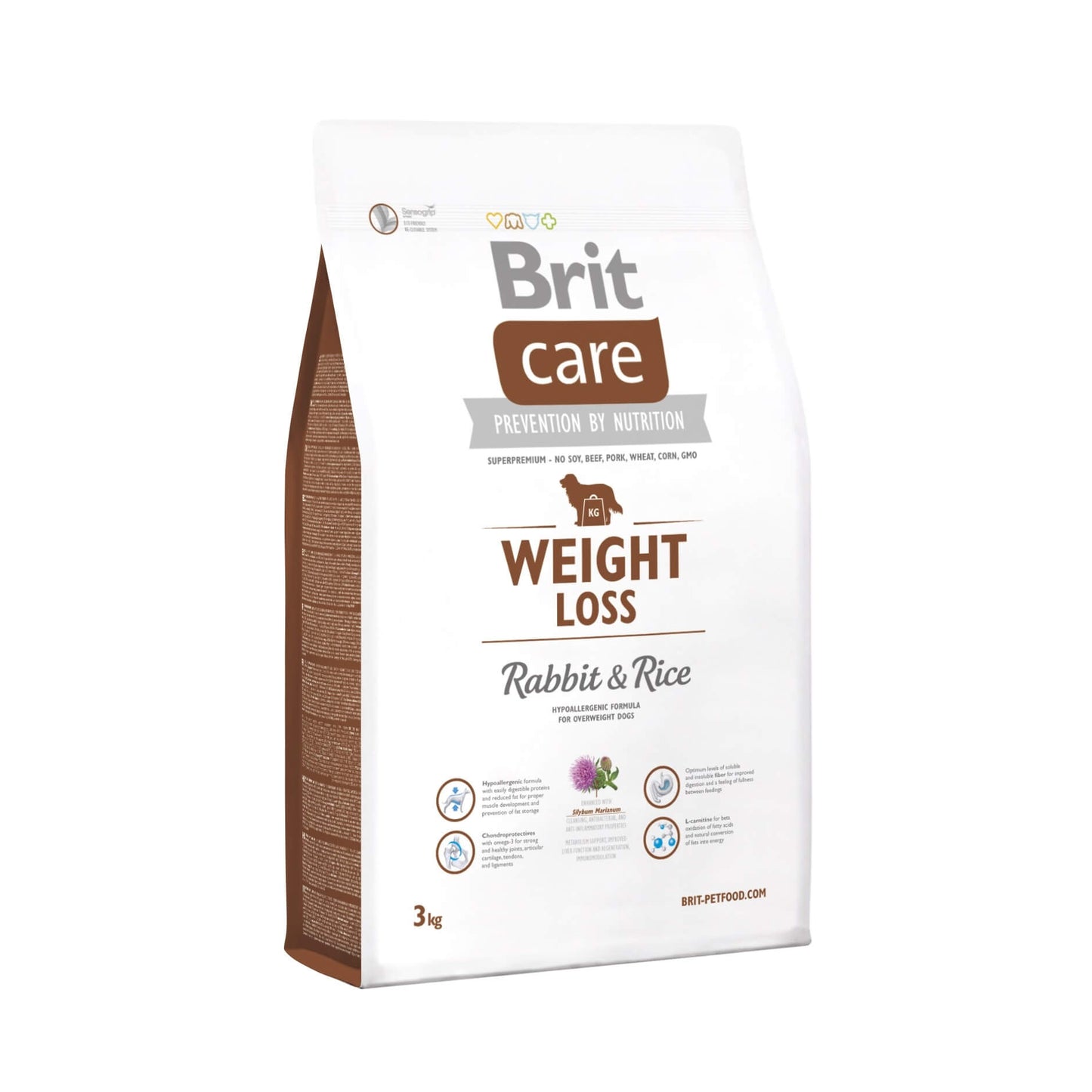 BRIT CARE ADULTO WEIGHT LOSS RABBIT & RICE CONEJO Y ARROZ