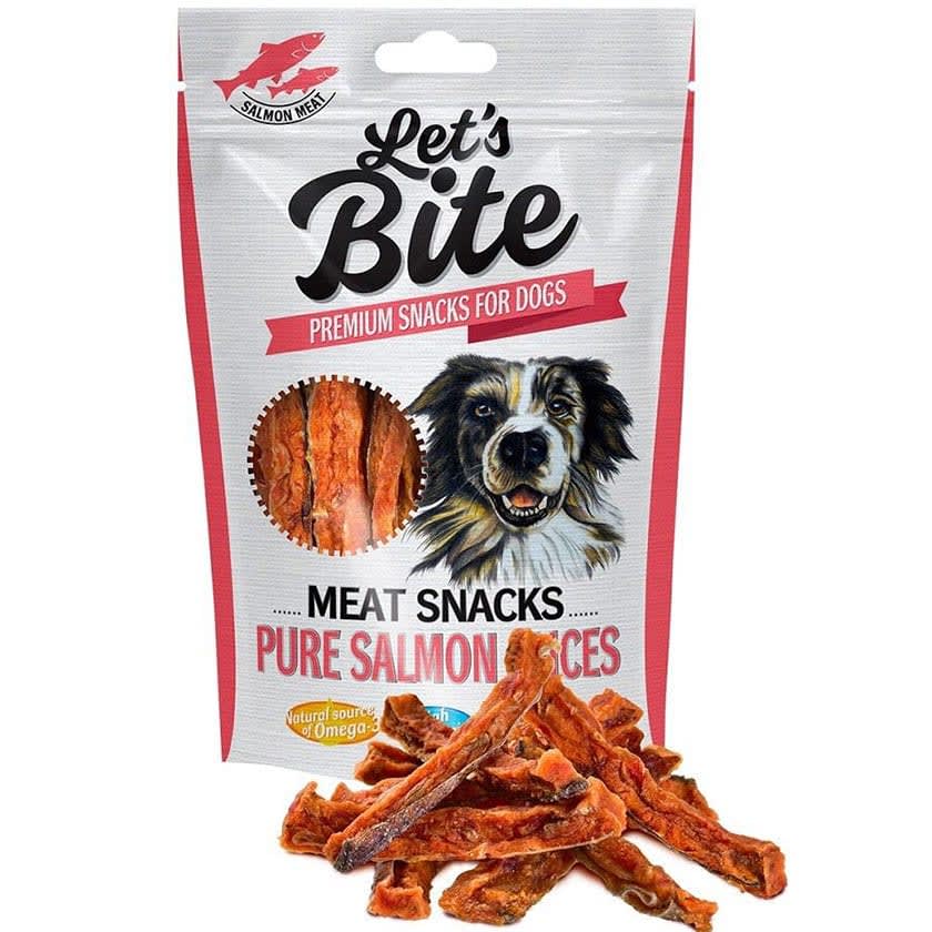 BRIT LETS BITE MEAT SNACK TIRITAS SALMON