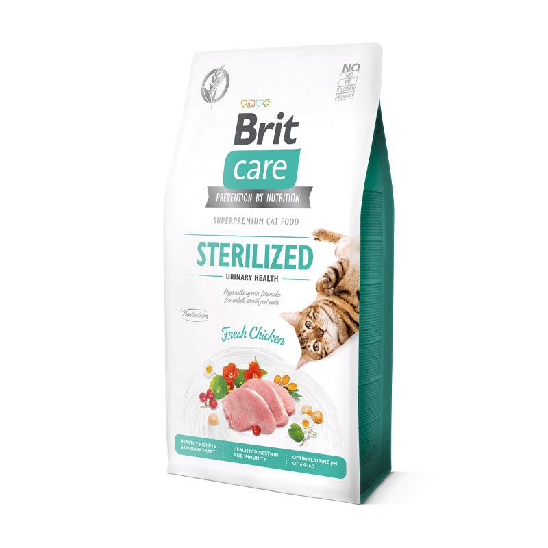 BRIT CARE CAT ADULTO STERILIZED URINARY POLLO