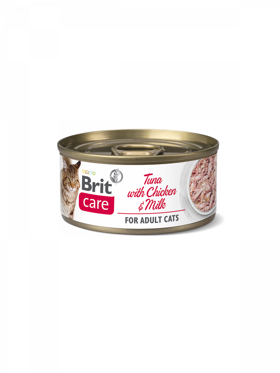 BRIT CARE CAT TUNA CON CHIKEN AND MILK