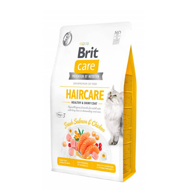 BRIT CARE ADULTO HAIRCARE SALMON Y POLLO