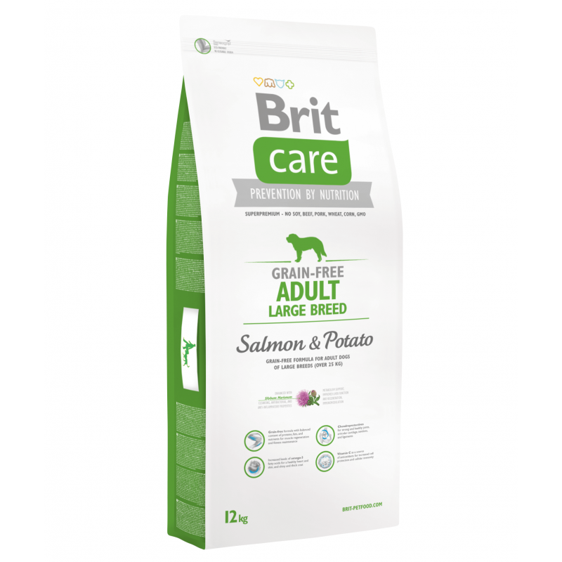 BRIT CARE ADULTO LARGE BREED SALMON Y PAPA