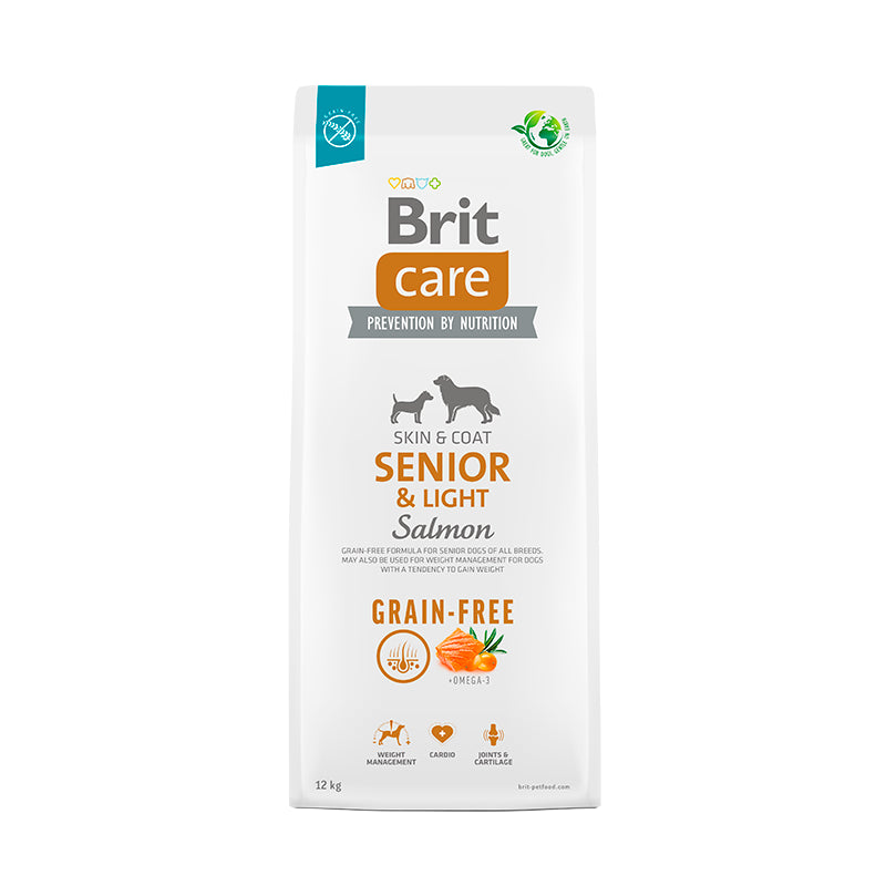 BRIT CARE SENIOR & LIGHT SALMON Y PAPA