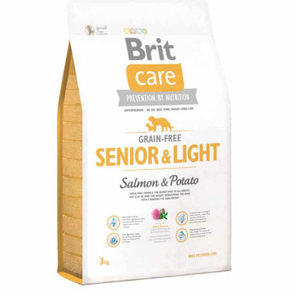 BRIT CARE SENIOR & LIGHT SALMON Y PAPA