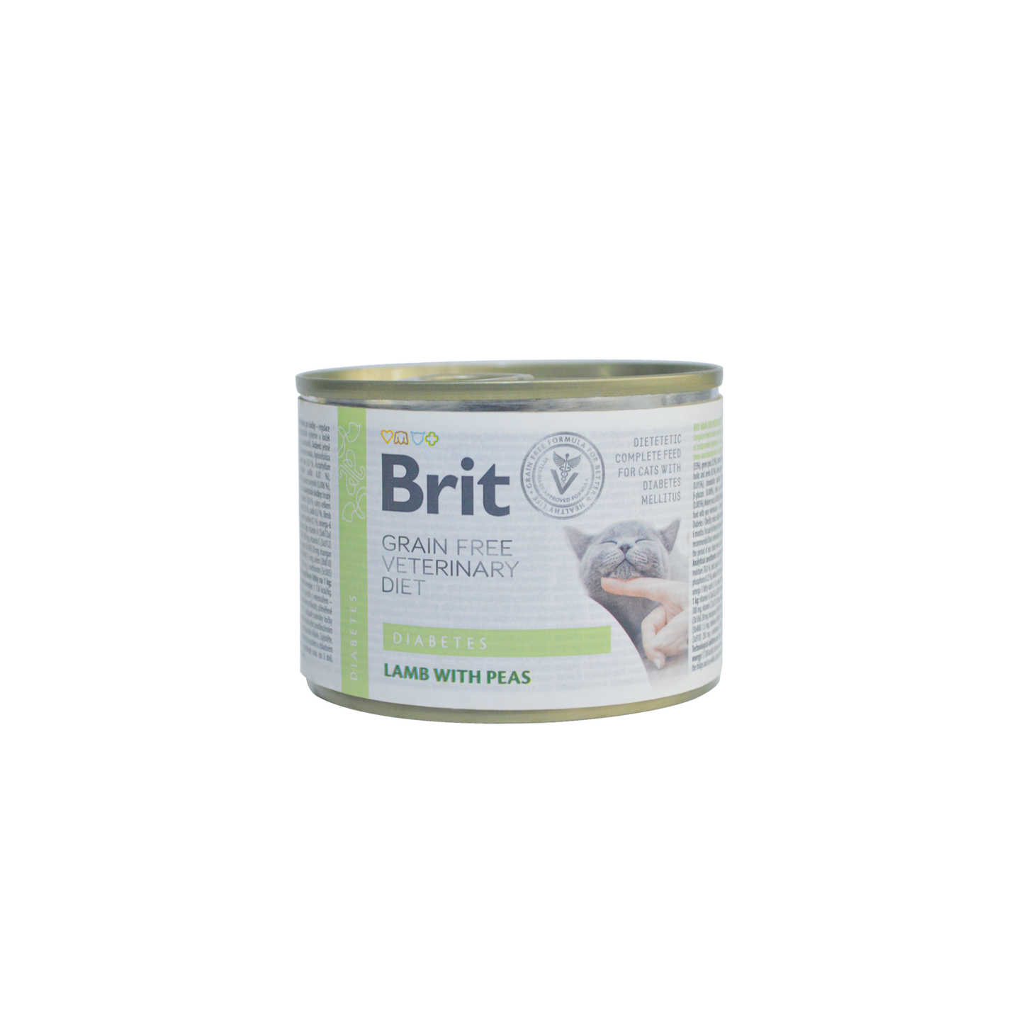 BRIT VETERINARY DIET CAT DIABETES LATA 200 GR